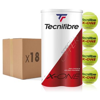 Balles de tennis X-ONE  - Carton de 18 bipack  